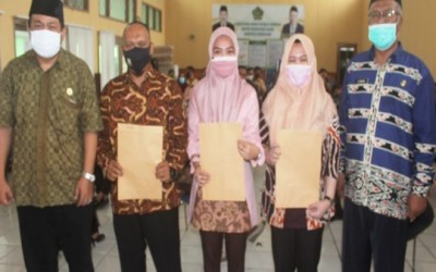 45 Pramubakti Kantor Kemenag Pandeglang Terima SK Penetapan